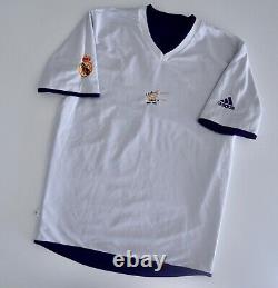 REAL MADRID CF 2001/02 Adidas Centenario Football Shirt L Third Soccer Jersey