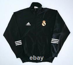 REAL MADRID CF 2001/02 Adidas Training Football Jacket YXL Soccer Track top