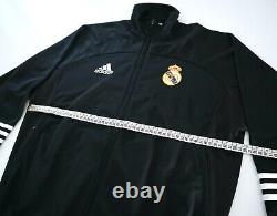 REAL MADRID CF 2001/02 Adidas Training Football Jacket YXL Soccer Track top