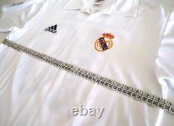 REAL MADRID CF 2001/02 FIGO Adidas Home Football Shirt S Mens Soccer Jersey