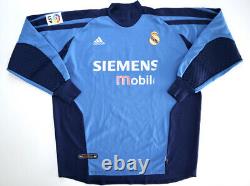 REAL MADRID CF 2002/03 Goalkeeper Football Shirt XL ADIDAS Vintage Soccer Jersey