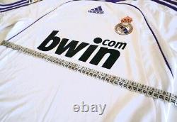 REAL MADRID CF 2007/08 Adidas Home Football Shirt M Mens Vintage Soccer Jersey