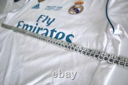 REAL MADRID CF 2017/18 ADIDAS Champions League Football Shirt M Soccer Jersey