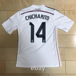 REAL MADRID CHICHARITO #14 2014-2015 ORIGINAL Home JERSEY SIZE M