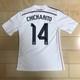 REAL MADRID CHICHARITO #14 2014-2015 ORIGINAL Home JERSEY SIZE M