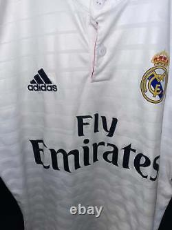 REAL MADRID JAMES RODRIGUEZ 2014-2015 ORIGINAL JERSEY Size S