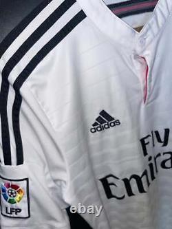 REAL MADRID JAMES RODRIGUEZ 2014-2015 ORIGINAL JERSEY Size S