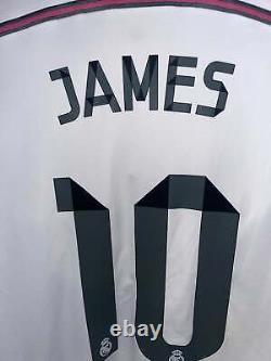 REAL MADRID JAMES RODRIGUEZ 2014-2015 ORIGINAL JERSEY Size S