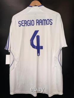 REAL MADRID RAMOS 2007-2008 ORIGINAL JERSEY Size XL