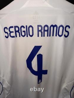 REAL MADRID RAMOS 2007-2008 ORIGINAL JERSEY Size XL