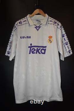 REAL MADRID RAUL 1996-1997 ORIGINAL JERSEY Size XL (VERY GOOD)