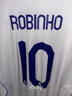 REAL MADRID ROBINHO 2007-2008 ORIGINAL JERSEY Size L