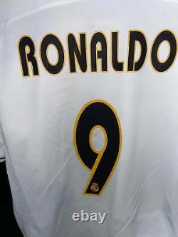 REAL MADRID RONALDO 2003-2004 ORIGINAL JERSEY Size S