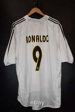 REAL MADRID RONALDO 2004-2005 ORIGINAL JERSEY Size 2XL (VERY GOOD)