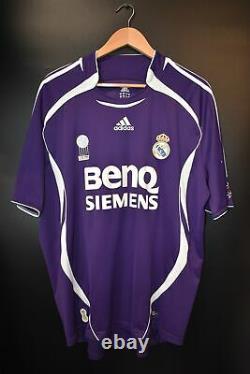 REAL MADRID RONALDO 2006-2007 ORIGINAL AWAY JERSEY Size XL