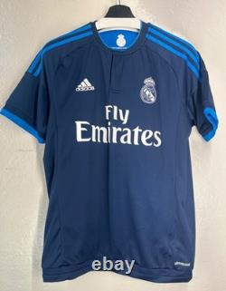 REAL MADRID RONALDO 2015/16 THIRD FOOTBAL SHIRT SOCCER JERSEY ADIDAS S12676 sz M
