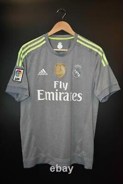 REAL MADRID RONALDO 2015-2016 ORIGINAL away JERSEY Size M (VERY GOOD)