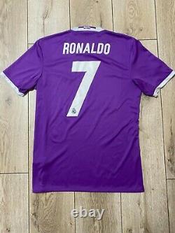 REAL MADRID RONALDO 2016 2017 AWAY FOOTBALL SHIRT SOCCER JERSEY szS ADIDAS