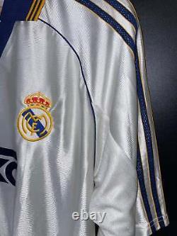 REAL MADRID SEEDORF 1998-1999 ORIGINAL JERSEY Size L