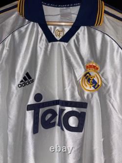 REAL MADRID SEEDORF 1998-1999 ORIGINAL JERSEY Size XL