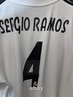 REAL MADRID SERGIO RAMOS 2018-2019 ORIGINAL JERSEY Size XL