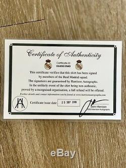 REAL MADRID Team Signed Jersey 2018/19 Modric + 15 More Authenticated COA