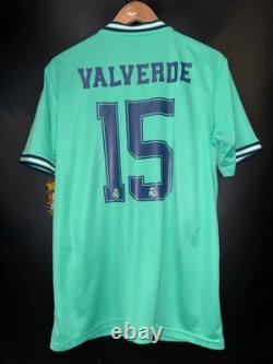 REAL MADRID VALVERDE 2019-2020 ORIGINAL PLAYER JERSEY Size L