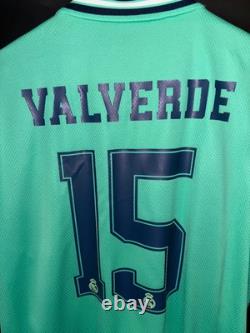 REAL MADRID VALVERDE 2019-2020 ORIGINAL PLAYER JERSEY Size L