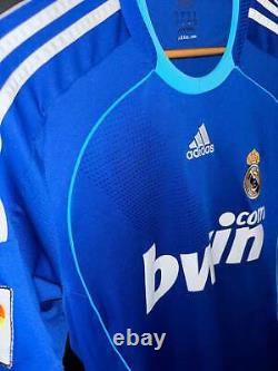 REAL MADRID VAN NISTERLOOY 2008-2009 ORIGINAL JERSEY Size M