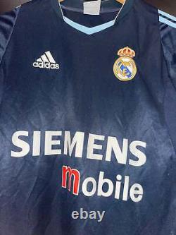 REAL MADRID ZIDANE 2003-2004 ORIGINAL JERSEY Size S