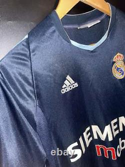 REAL MADRID ZIDANE 2003-2004 ORIGINAL JERSEY Size S