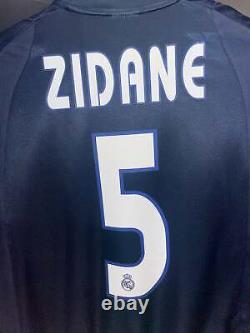 REAL MADRID ZIDANE 2003-2004 ORIGINAL JERSEY Size S