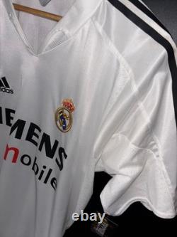 REAL MADRID ZIDANE 2004-2005 ORIGINAL JERSEY Size M
