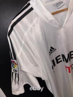 REAL MADRID ZIDANE 2004-2005 ORIGINAL JERSEY Size M