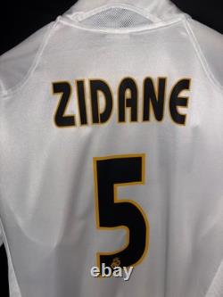 REAL MADRID ZIDANE 2004-2005 ORIGINAL JERSEY Size M