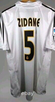 REAL MADRID ZIDANE 2004-2005 RARE JERSEY Size Medium