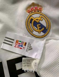 REAL MADRID ZIDANE 2004-2005 RARE JERSEY Size Medium