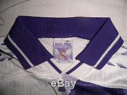 REAL MADRID camiseta rara Kelme 1996 1997 shirt trikot maillot jersey GUTI 96-97