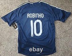 ROBINHO #10 Real Madrid Official Game Jersey Shirt Size US XL NWT LFP