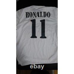 RONALDO #11 REAL MADRID 2002/2003 HOME Jersey Centenary WHITE Camiseta Shirt