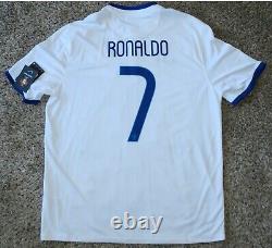 RONALDO #7 PORTUGAL Official Away Jersey Soccer Size XL 2014-15 FPF