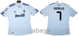 RONALDO #7 REAL MADRID CF Official Player Home Soccer Jersey XL 2010-2011 LFP