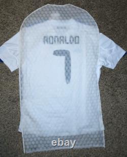 RONALDO #7 REAL MADRID CF Official Player Home Soccer Jersey XL 2010-2011 LFP