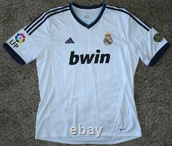 RONALDO #7 REAL MADRID CF Official Player Home Soccer Jersey XL 2012-2013 LFP