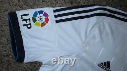 RONALDO #7 REAL MADRID CF Official Player Home Soccer Jersey XL 2012-2013 LFP