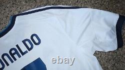 RONALDO #7 REAL MADRID CF Official Player Home Soccer Jersey XL 2012-2013 LFP