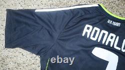 RONALDO #7 REAL MADRID Official Jersey Soccer Adidas 2010-2011 L La Liga MLS