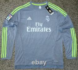 RONALDO #7 REAL MADRID SPAIN Official Away Soccer Jersey XL 2015-2016