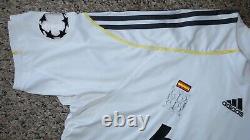 RONALDO #9 REAL MADRID CF Official Player Home Soccer Jersey XL 2009/10 CR9 UCL