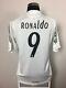 RONALDO #9 Real Madrid Home Football Shirt Jersey 2005/06 (M)